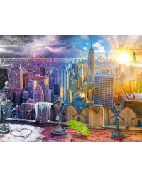 RAVENSBURGER 1500PC JIGSAW PUZZLE - 160112 - SEASONS OF NEW YORK RB160112