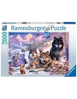 RAVENSBURGER 2000PC JIGSAW PUZZLE - 160129 - Wolves in the Snow