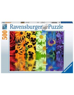 RAVENSBURGER 500PC JIGSAW PUZZLE - 164462 - Floral Reflections 