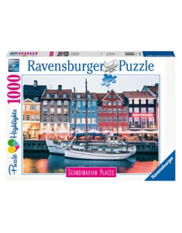 RAVENSBURGER 1000PC JIGSAW PUZZLE - 167395 - Copenhagen Denmark