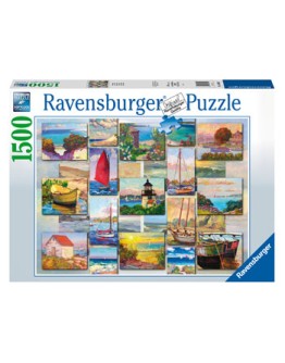 RAVENSBURGER 1500PC JIGSAW PUZZLE - 168200 - Coastal Collage