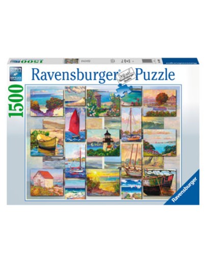 RAVENSBURGER 1500PC JIGSAW PUZZLE - 168200 - Coastal Collage