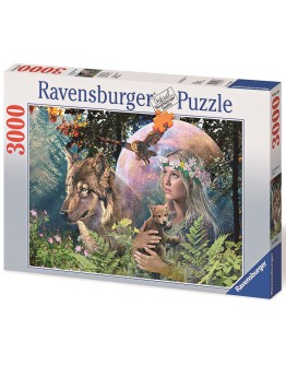 RAVENSBURGER 3000PC JIGSAW PUZZLE - 170333 - Lady of the Forest