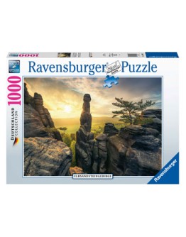 RAVENSBURGER 1000PC JIGSAW PUZZLE - 170937 - Monolith Elbe Sandstone Mountains 