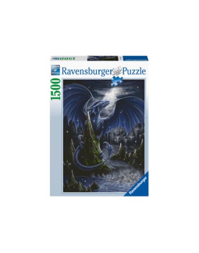 RAVENSBURGER 1500PC JIGSAW PUZZLE - 171057 - The Black and Blue Dragon
