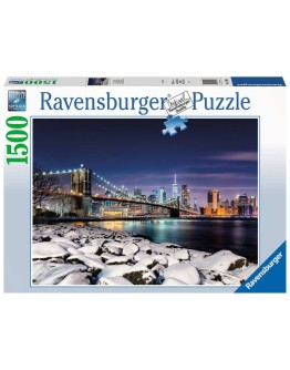 RAVENSBURGER 1500PC JIGSAW PUZZLE - 171088 - WINTER IN NEW YORK - RB171088