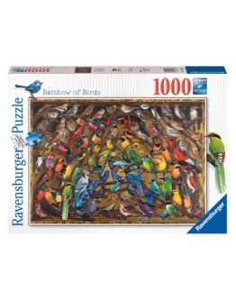 RAVENSBURGER 1000PC JIGSAW PUZZLE - 174782 - Rainbow of Birds