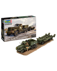 REVELL 1/76 SCALE PLASTIC MODEL MILITARY KIT - 03364 - M19 Tank Transporter