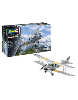 REVELL 1/32 SCALE PLASTIC MODEL AIRCRAFT KIT - 03827 - DH-82A Tigermoth 