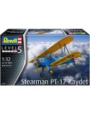 REVELL 1/32 SCALE PLASTIC MODEL AIRCRAFT KIT - 03837 STEARMAN PT-17 KAYDET RE03837