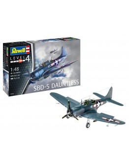 REVELL 1/48 SCALE PLASTIC MODEL AIRCRAFT KIT - 03869 - SBD-5 Dauntless RE03869