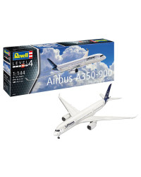 REVELL 1/144 SCALE PLASTIC MODEL AIRCRAFT KIT - 03881 - Airbus A350-900 - Lufthansa New Livery