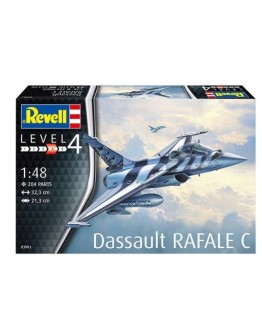 REVELL 1/48 SCALE PLASTIC MODEL AIRCRAFT KIT - 03901 - DASSAULT RAFALE C RE03901
