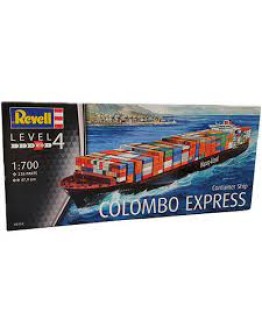 REVELL 1/700 SCALE PLASTIC MODEL SHIP KIT - 05152 CONTAINER SHIP -COLUMBO EXPRESS RE05152
