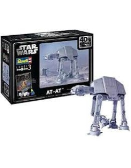 REVELL SCALE PLASTIC MODEL - 05680 - STAR WARS - AT-AT SET RE05680