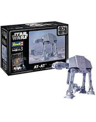 REVELL SCALE PLASTIC MODEL - 05680 - STAR WARS - AT-AT SET RE05680