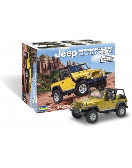 REVELL 1/24 SCALE PLASTIC MODEL CAR KIT - 14501 - Jeep Wrangler Rubicon