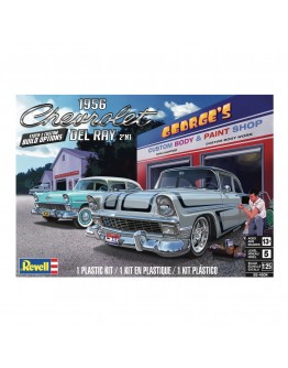 REVELL 1/24 SCALE PLASTIC MODEL CAR KIT - 14504 - 1956 Chevrolet Del Ray 