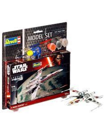 REVELL SCALE PLASTIC MODEL - 63601 - STAR WARS - X-WING FIGHTER SET RE63601