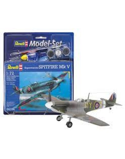 REVELL 1/72 SCALE 64164 MODEL SET SPITFIRE Mk V RE64164