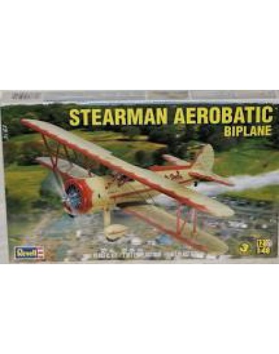 REVELL 1/48 SCALE PLASTIC MODEL AIRCRAFT KIT - 855269 - STEARMAN RE855269