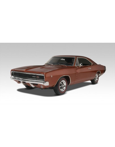 REVELL 1/24 SCALE PLASTIC MODEL CAR KIT - 14202 - 1968 Dodge Charger R/T 