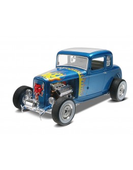 REVELL 1/24 SCALE PLASTIC MODEL CAR KIT - 14228 - 1932 Ford 5 Window Coupe 2n1