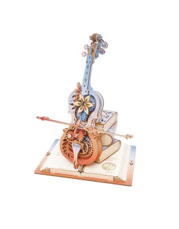 ROBOTIME ROKR DIY WOODEN KIT MECHANICAL MUSIC BOX - AMK63 - MAGIC CELLO MECHANICAL MUSIC BOX