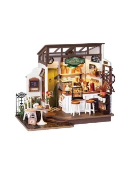 ROBOTIME DIY MINI WOODEN HOUSE KIT - DG162 - NO.17 CAFE