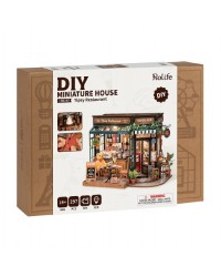 ROBOTIME DIY MINI WOODEN HOUSE KIT - DG167 - TIPSY RESTAURANT