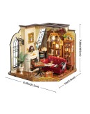ROBOTIME DIY MINI WOODEN HOUSE KIT - DG175 - CATHERINE'S LIVING ROOM