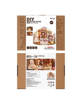 ROBOTIME DIY MINI WOODEN HOUSE KIT - DG178 - ELSAS TAILORING