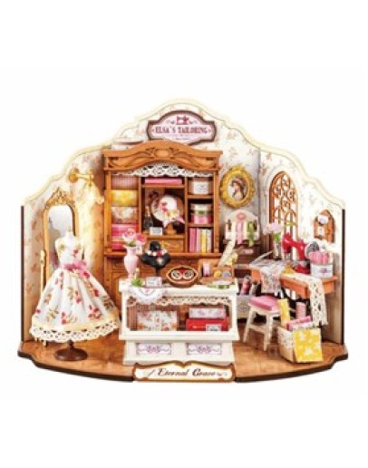 ROBOTIME DIY MINI WOODEN HOUSE KIT - DG178 - ELSAS TAILORING