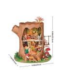 ROBOTIME DIY MINI WOODEN HOUSE KIT - DG179 - FAIRYTALE TREE HOUSE