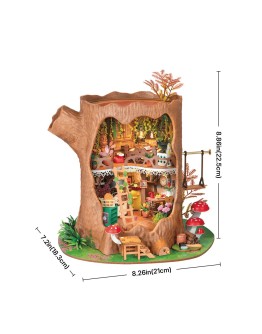 ROBOTIME DIY MINI WOODEN HOUSE KIT - DG179 - FAIRYTALE TREE HOUSE