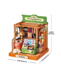 ROBOTIME DIY MINI WOODEN HOUSE KIT - DS040 - THE MUSE BOOKSHOP