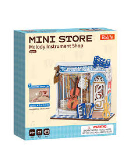 ROBOTIME DIY MINI WOODEN STORE KIT - DS047 - Melody Instrument Shop