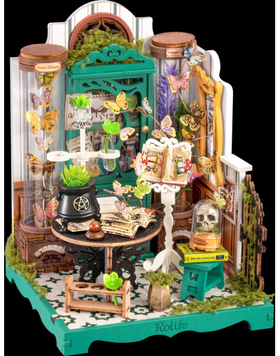 ROBOTIME DIY MINI WOODEN STORE KIT - DS057 - POTIONS WORKSHOP