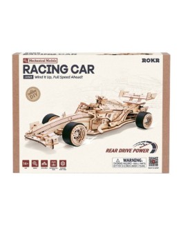 ROBOTIME DIY WOODEN KIT MECHANICAL MODELS - LK505 - RACING CAR