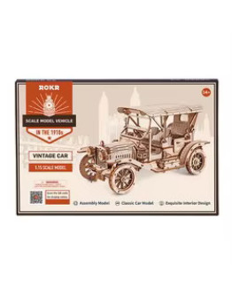ROBOTIME  SCALE DIY WOODEN KIT - MC801 - VINTAGE CAR