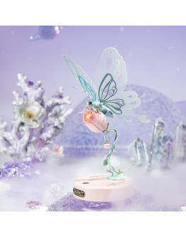 ROBOTIME DIY KIT - MECHANICAL SPECIES - ORGANISM'S AWAKEN MI05P BUTTERFLY - PINK