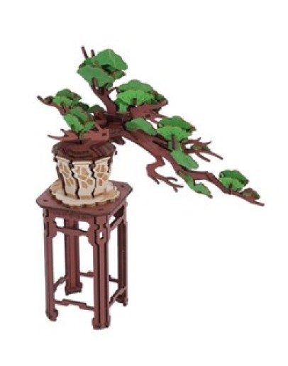 ROBOTIME 3D PUZZLE CREATION SET - TG510 - EVERGREEN PINE BONSAI