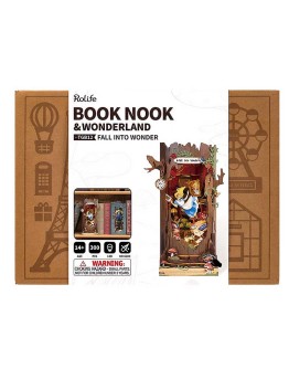 ROBOTIME ROLIFE BOOK NOOK & WONDERLAND CRAFT KIT - TGB12 - FALL INTO WONDERLAND