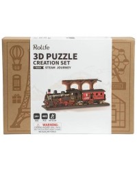 ROBOTIME DIY WOODEN KIT CREATION SET - TGS01 - STEAM JOURNEY