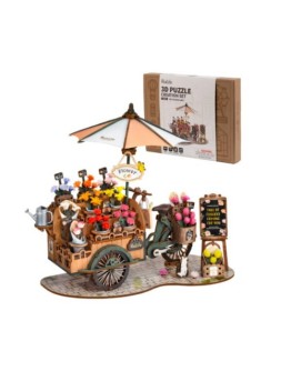 ROBOTIME DIY WOODEN KIT CREATION SET - TGS03 - BLOSSOM CART