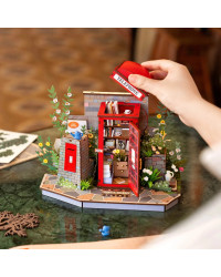 ROBOTIME DIY WOODEN KIT 3D PUZZLE CREATION SET - TGS05 - BLOSSOM BOOK BOOTH