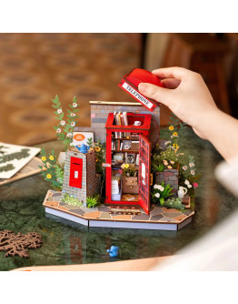 ROBOTIME DIY WOODEN KIT 3D PUZZLE CREATION SET - TGS05 - BLOSSOM BOOK BOOTH