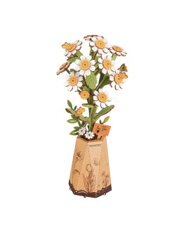 ROBOTIME ROWOOD DIY WOODEN BLOOM CRAFT KIT - TW061 - CHAMOMILE