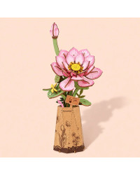 ROBOTIME ROWOOD DIY WOODEN BLOOM CRAFT KIT - TW151 - LOTUS