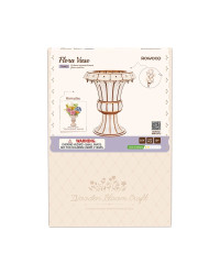 ROBOTIME ROWOOD DIY WOODEN CRAFT KIT - TWM02 - WOODEN FLORA VASE